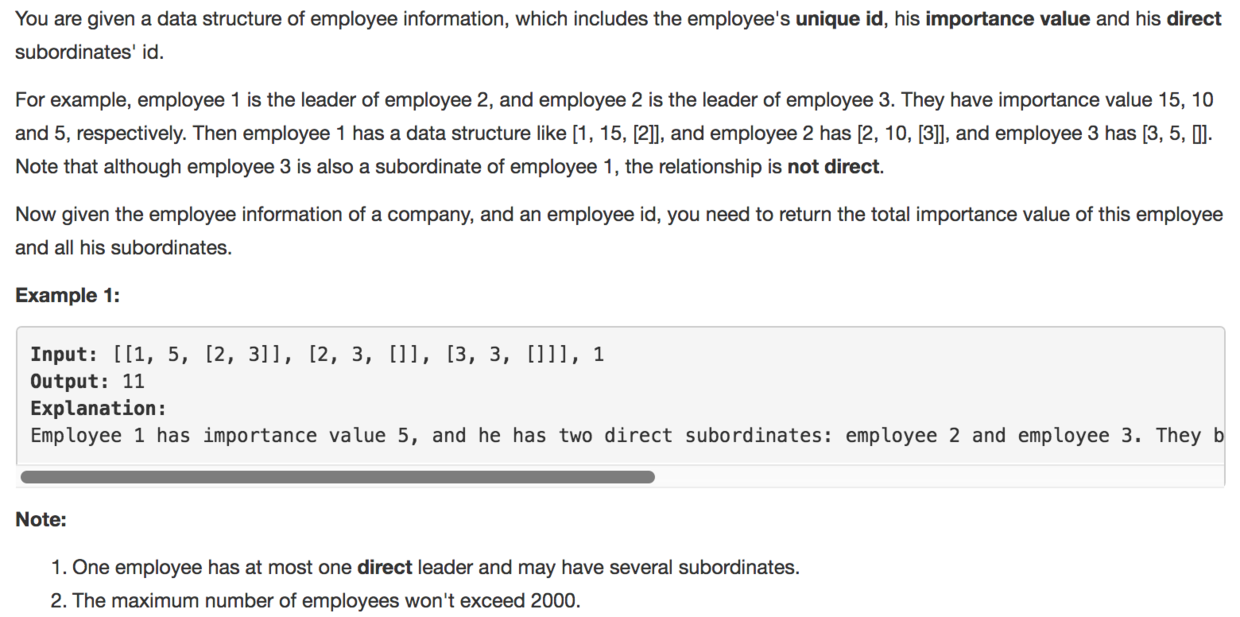 Employee Importance