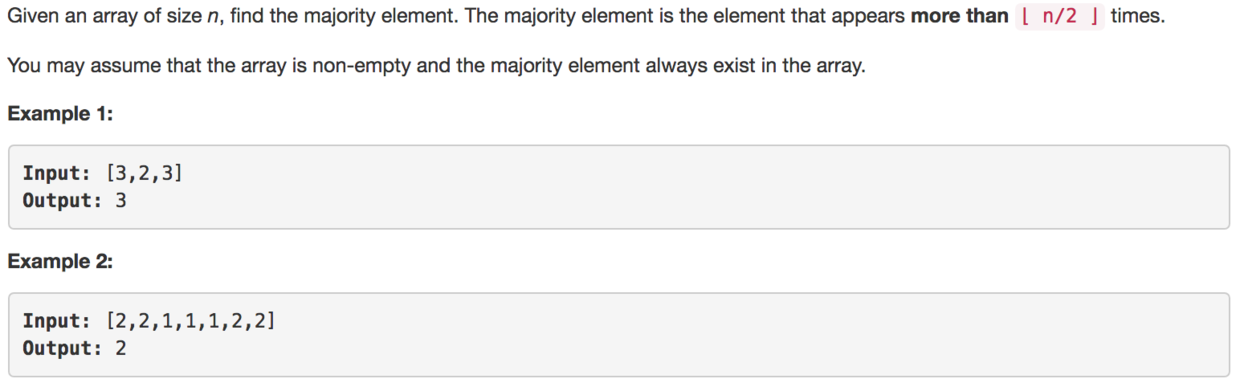 Majority Element
