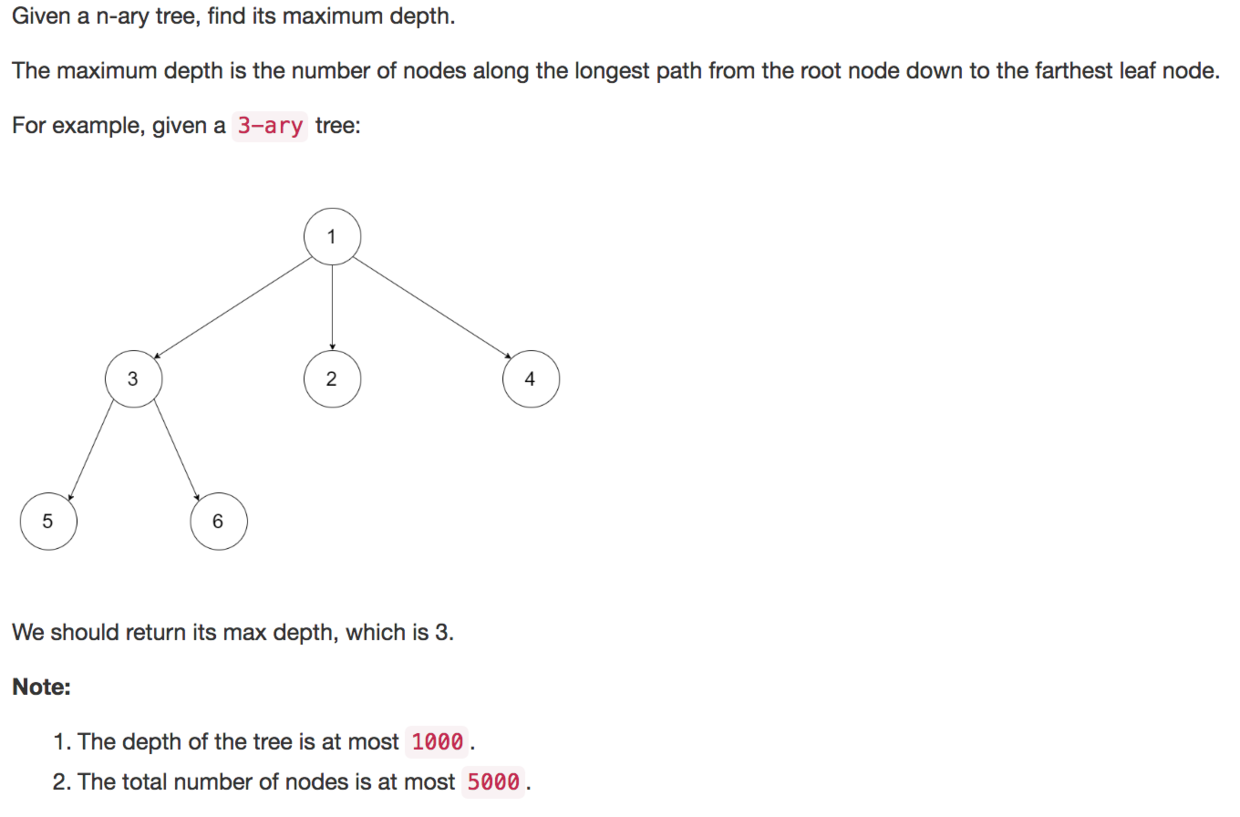 Maximum Depth of N-ary Tree