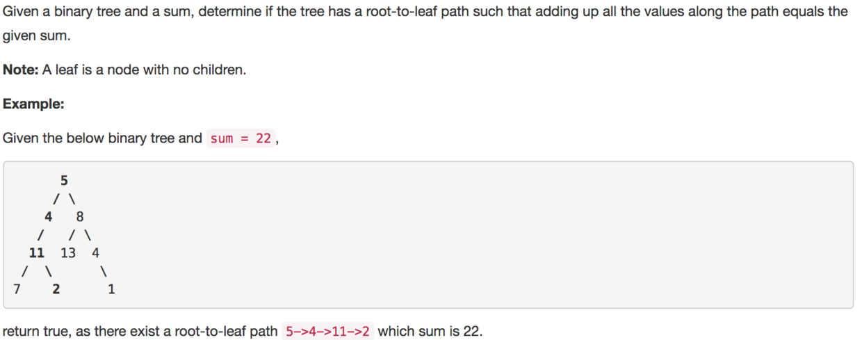 Path Sum