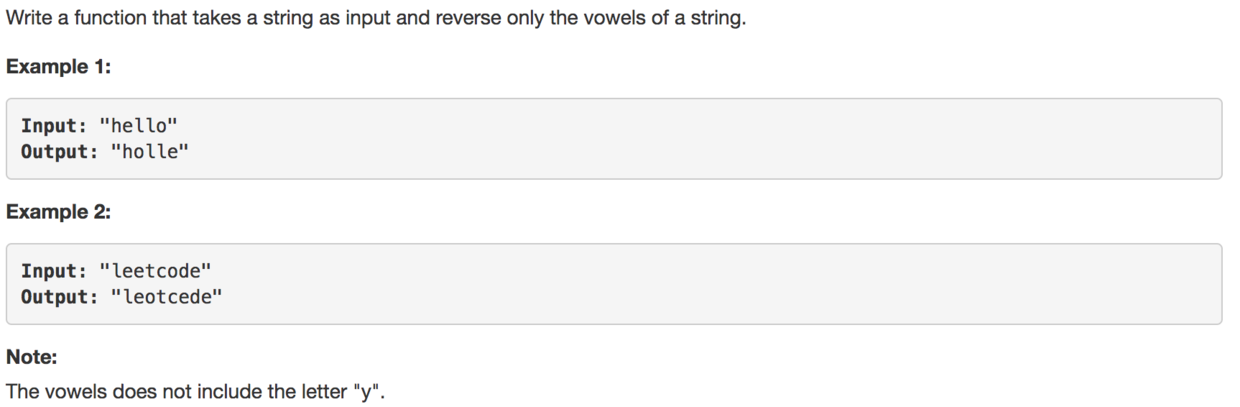 Reverse Vowels of a String